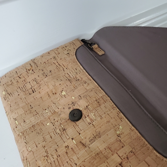 J CREW CORK CLUTCH AND MATCHING BELT SET - Picture 7 of 9